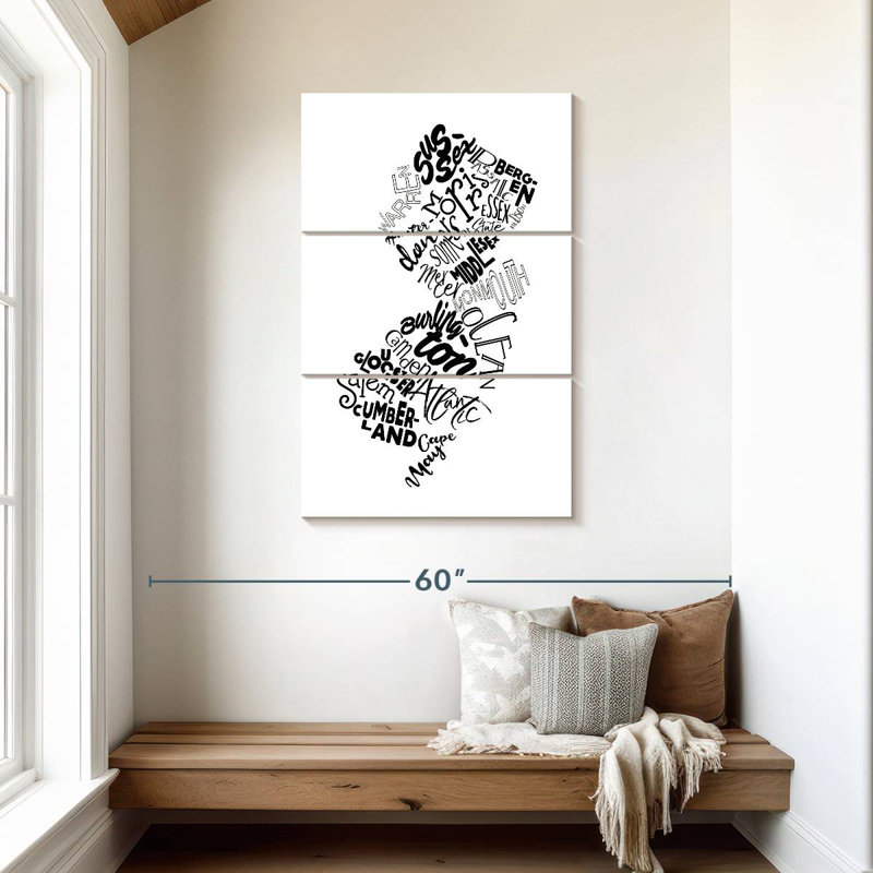 New Jersey Aliaz, typographie, H 45 po x l 28 po