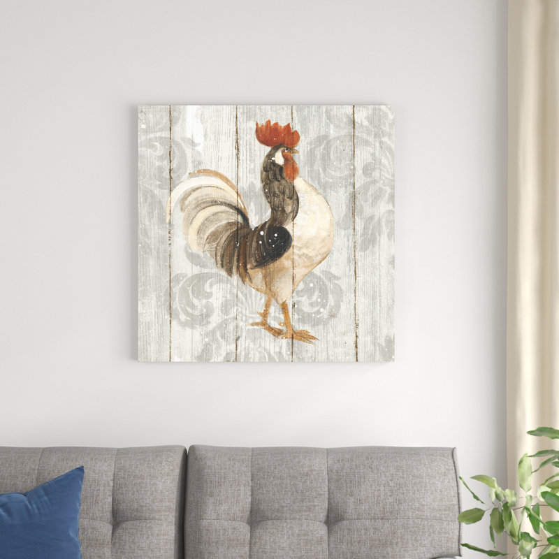 Farm Friend I On Barn Board, H 30 po x l 30 po