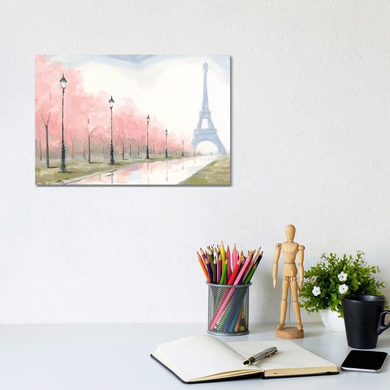 Paris Au Printemps I by Jacob Green - Wrapped Canvas Gallery-Wrapped Canvas Giclée, 20.32cm H x 30.48cm W x 1.905cm D