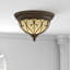 Plafonnier encastré 2 lumières 15,29 po Anandi