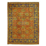 One-of-a-Kind Rectangle 9'2" X 11'9" Hand Knotted Area Rug