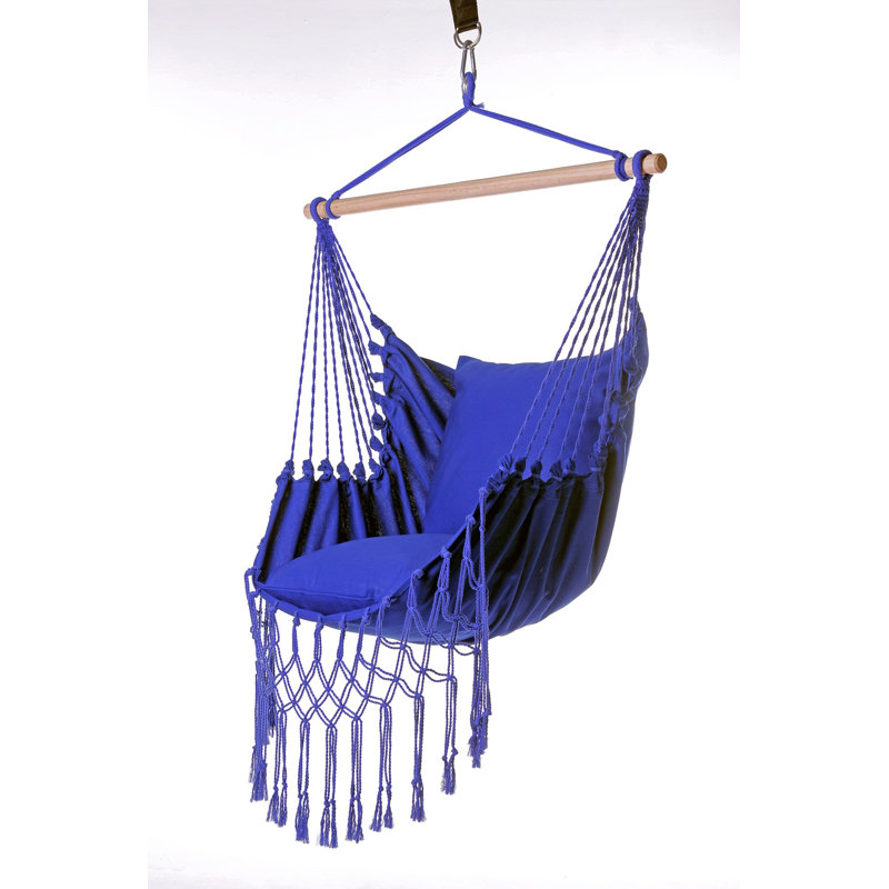 Chaise hamac Macrame, Bleu