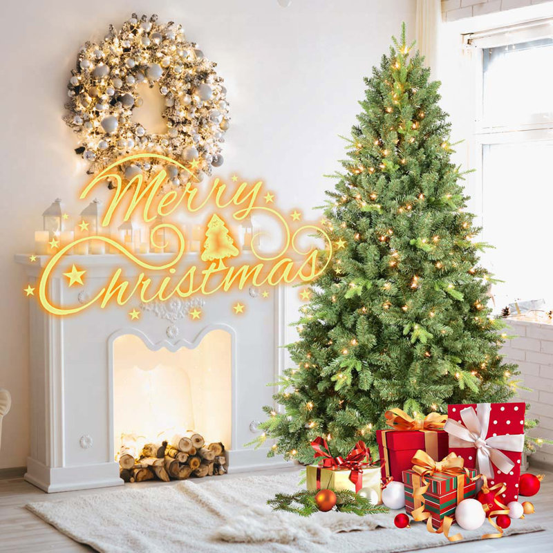 Arbre de Noël illuminé 4 pi, H 4 pi