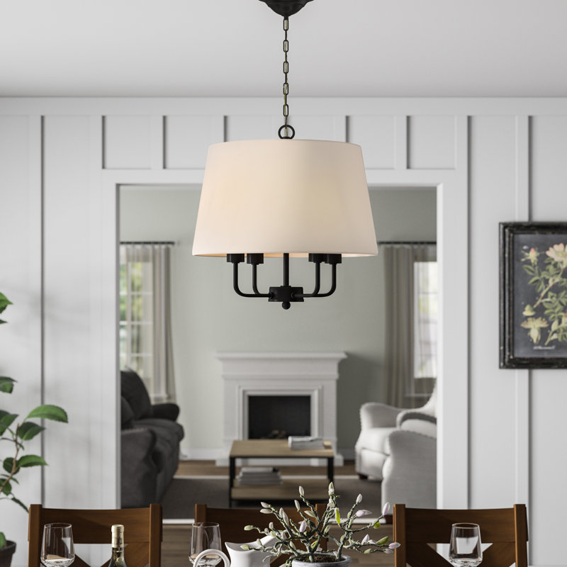 Astrid 4 - Light Single Pendant, Black