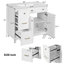 Meuble-lavabo sur pied l 36 po avec comptoir en céramique, tiroirs et portes à fermeture en douceur-1190852045