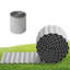 25.4 cm H x 0.03 cm W Galvanised Steel Lawn Edging Fencing