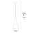Modern White and Gold Chandelier, Adjustable Height, Metal Body, 54 x 54 x 53.9 inches | E27 Socket (Max 40W), IP20 | Perfect for Glam & Scandinavian Decor, Stylish Lighting Fixture for Home & Office Spaces-637450182