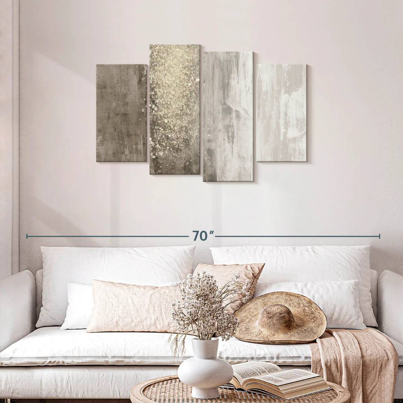 Avery Glitter Rain II, 27" H x 43" W