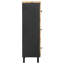 40 cm W Solid Wood Highboard