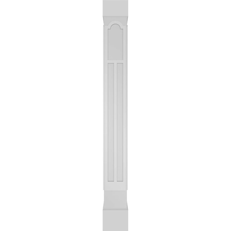 Colonne de charpente carrée non effilée Craftsman Classic avec base standard et base standard