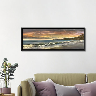 «Warm Sunset» par Mike Calascibetta, impression sur toile tendue