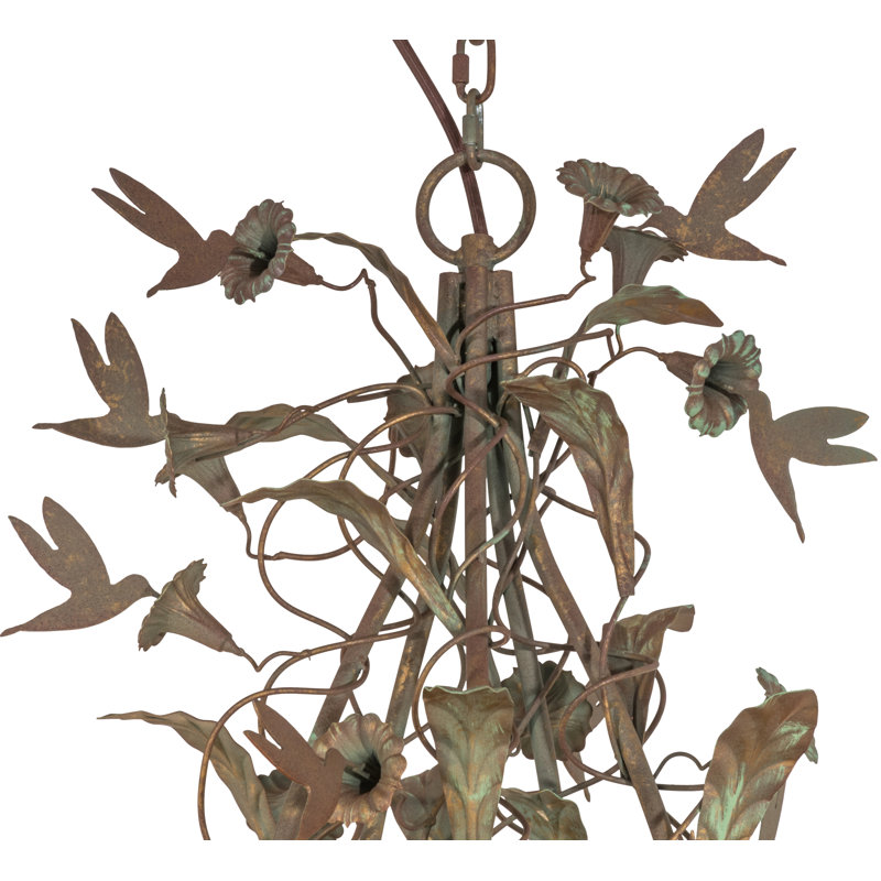 Rustic Lodge 15 - Light Dimmable Classic / Traditional Chandelier