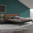 2-Pcs Bedroom Set – Solid Wood Platform Bed Frame & Matching Nightstand, Mid-Century Modern Scandinavian, 800 lbs Capacity, No Box Spring Needed-281464986-281464984