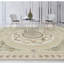 Hand-Knotted High-Quality Beige and Green Area Rug