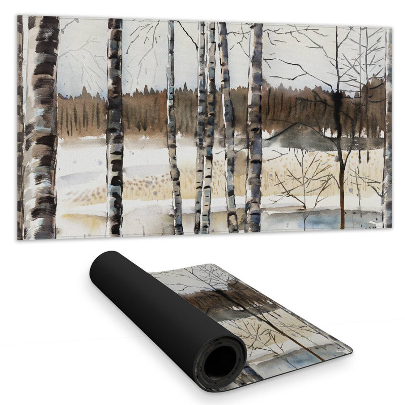 Winter swamp - 15.75"x31.50" Desk mat