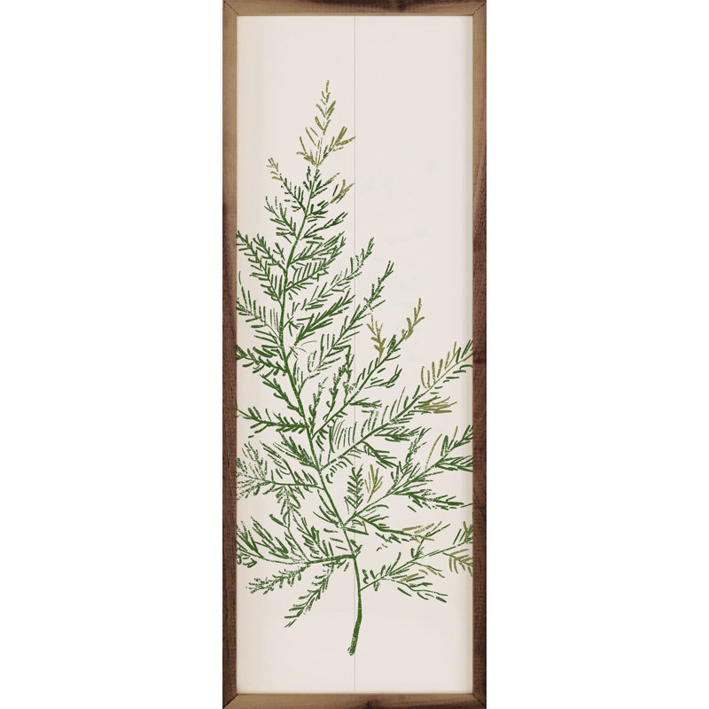 Distressed Leaf Three, 36" H x 12" W