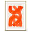 «Orange Strokes Print» par Haniff-129155876-129155894-129155835