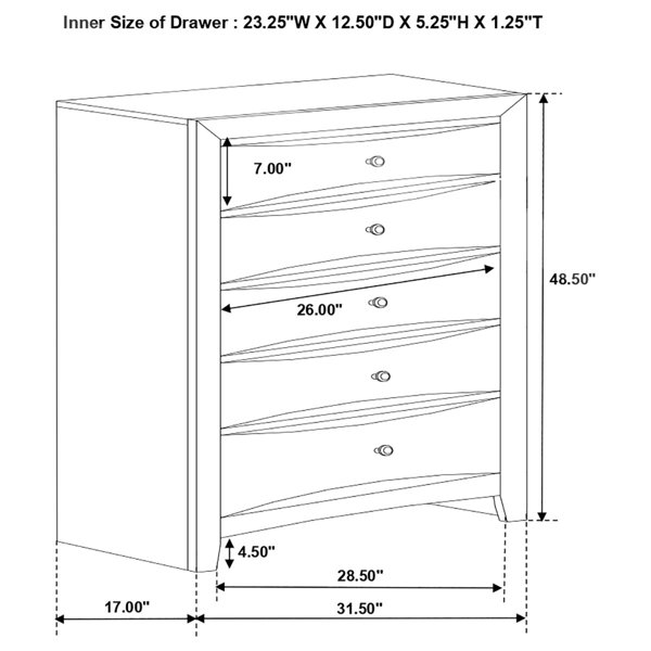 Dimensions du produit