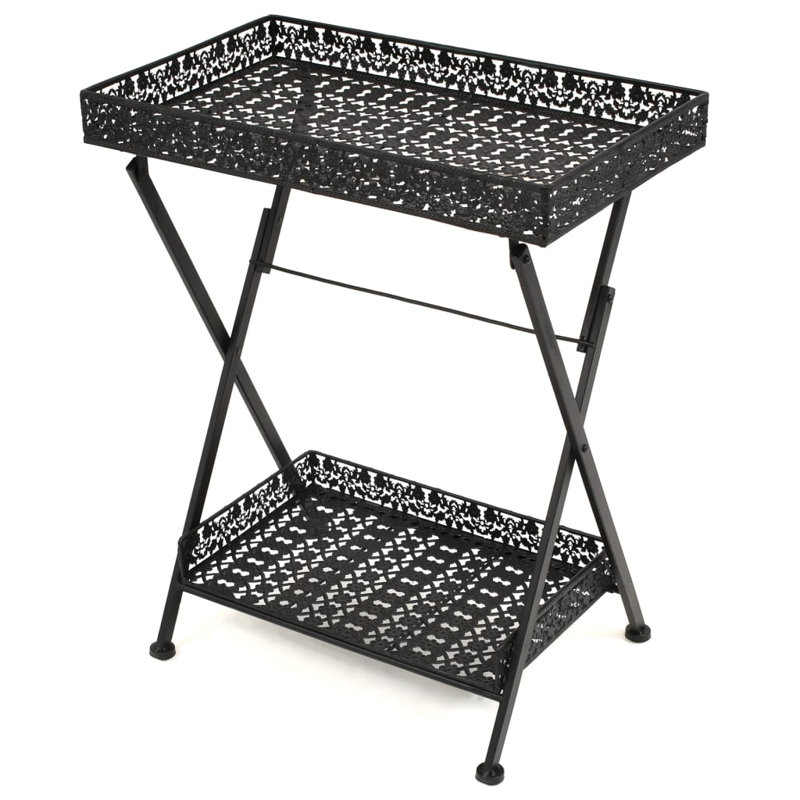 Geomar Cross Legs End Table
