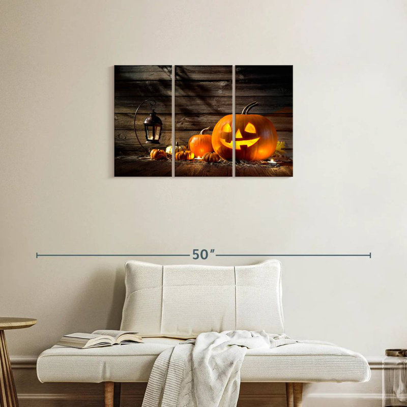 Jack O Lantern souriant de Lelend, H 20 po x l 33 po