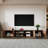 Modern 94.5 Inch TV Stand With 4 Storage Cabinets-1734169914