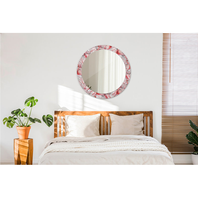 Huldar Glass Flat Wall Mirror