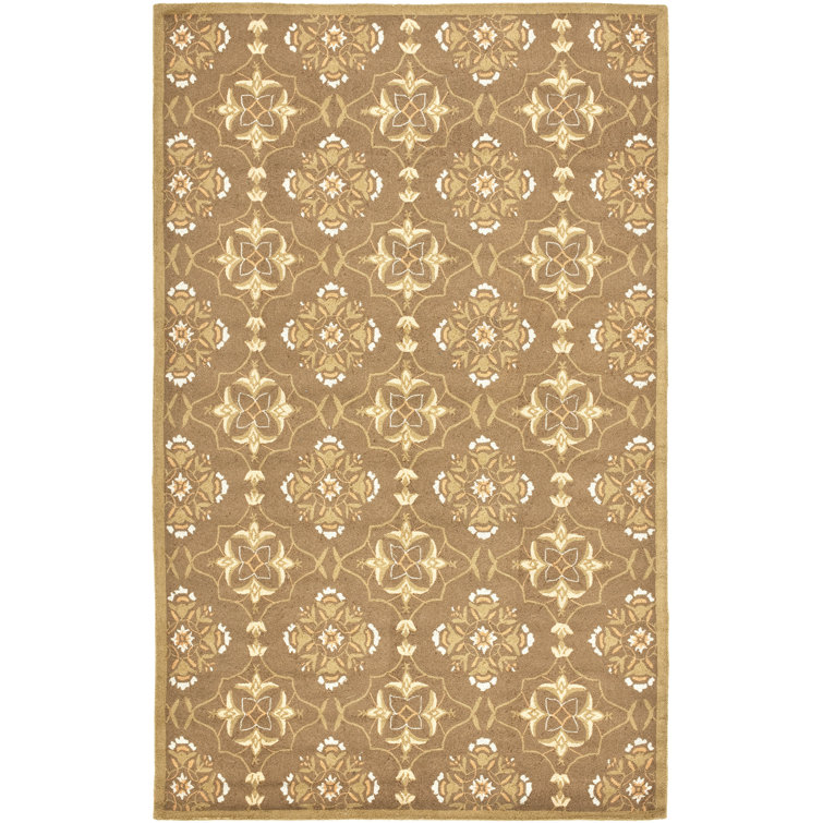 Hollander Floral Handmade Wool Indoor Area Rug