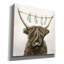 «Highland Cow, corde à linge» par Yvette St. Amant, art mural sur toile-1298519608