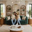 82.2 " Velvet Sofa-1899720325