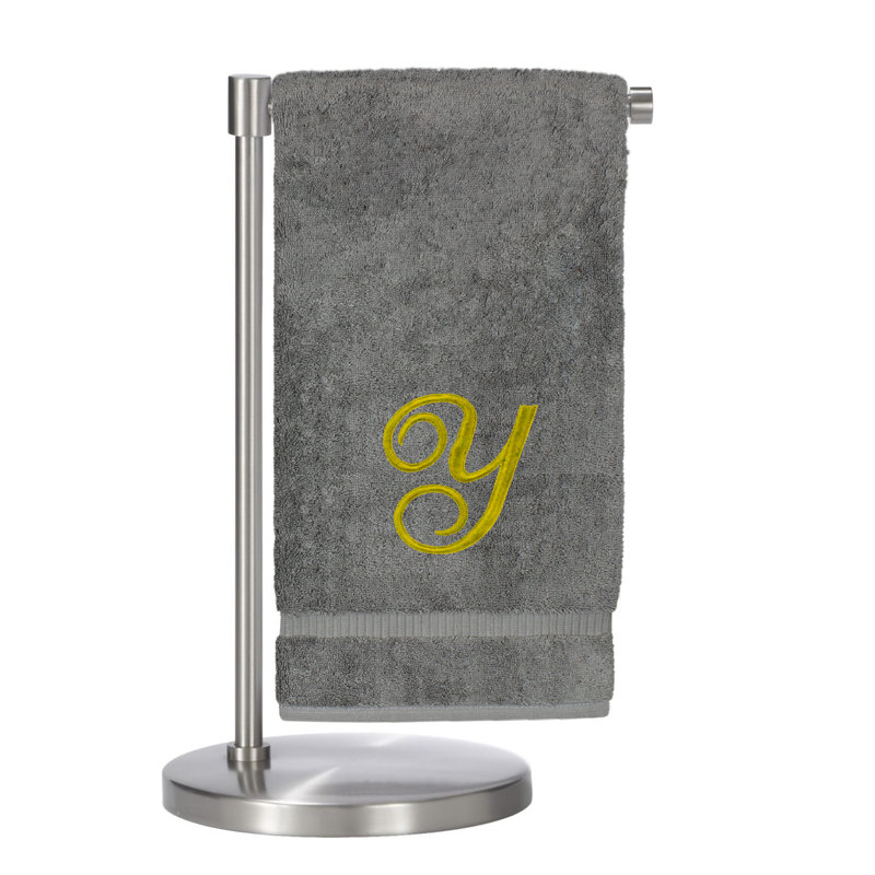 Super Plush Bath Towel, Gray/Gold, Y