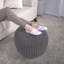 Pouf rond en coton Bordeaux-115747807-106806383