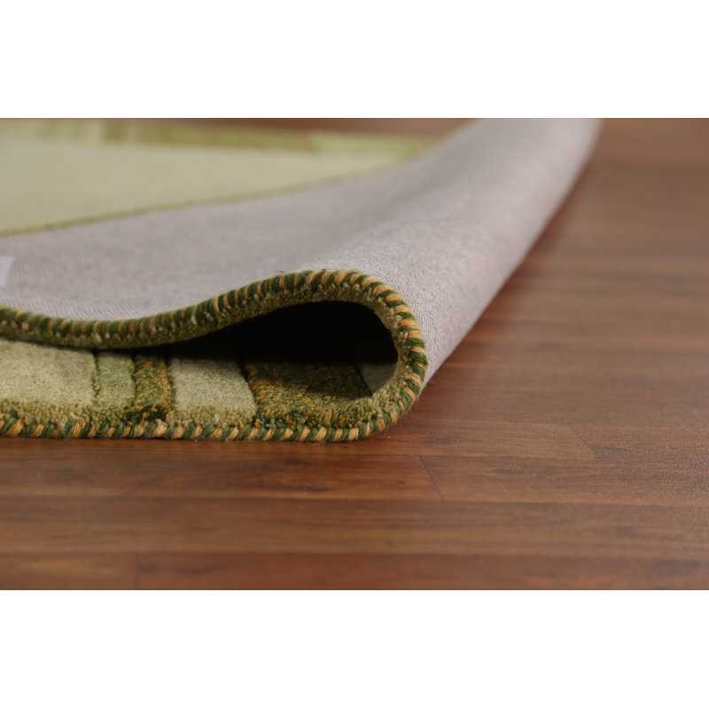 Tapis vert Gabbeh 5 x 8