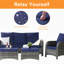 Ensemble de conversation pour 9 personnes-96068199