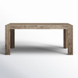 Vancamp Seashore Fixed Top Dining Table, Antique Natural