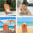 High Back Beach Chair with Cooler, Cup Holder, Carry Bag, Heavy Duty for Outdoor (2 Pack)-1975306431