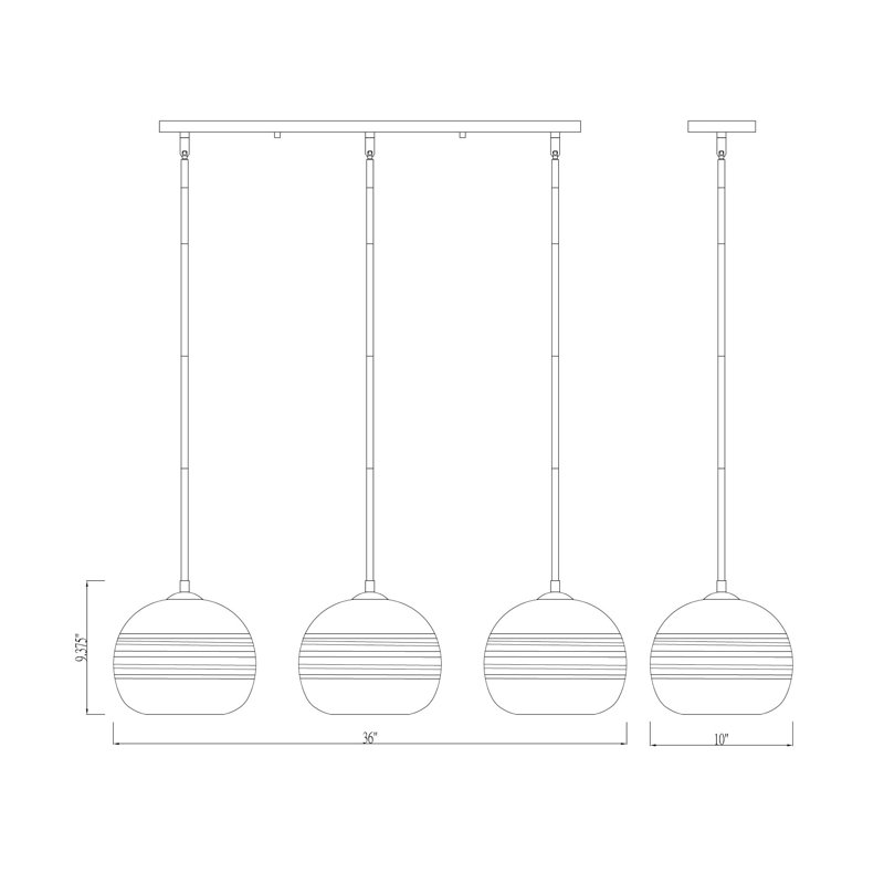 Luminaire suspendu en grappe à 3 lumières Engelhardt, Laiton vieilli