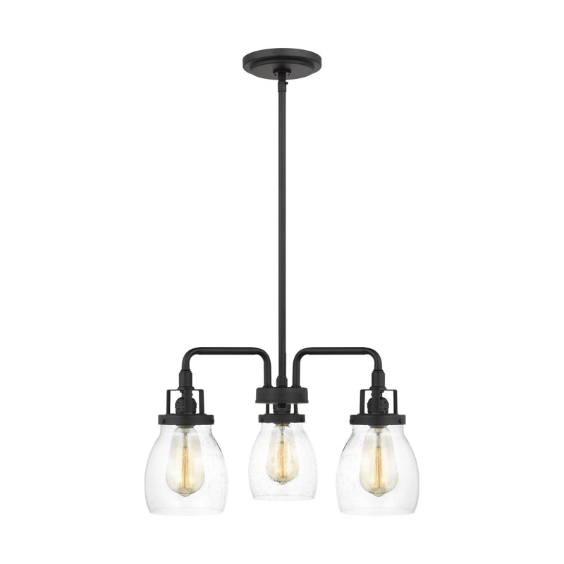 Belton 3 - Light Dimmable Chandelier, Midnight Black