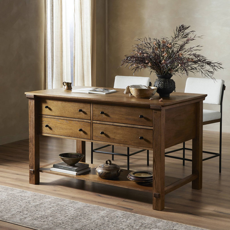 Gardendale Kitchen Island, Tan