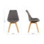 Hollier 47cm H Cotton Upholstered Side Chair in Grey