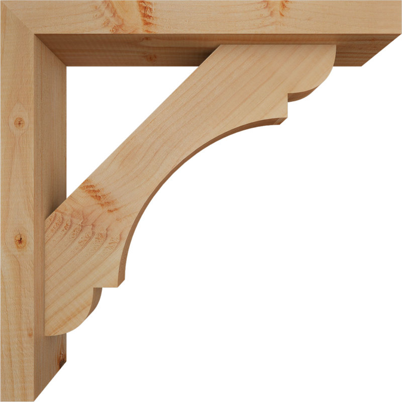 Support de bloc olympique avec entretoise décalée, 18 po x 18 po, Sapin Douglas de l 3 1/2 (lisse)