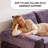 Queen Size Chenille Compression Frameless Boneless Convertible Sofa Bed Sleeper Sofa Loveseat-584228866