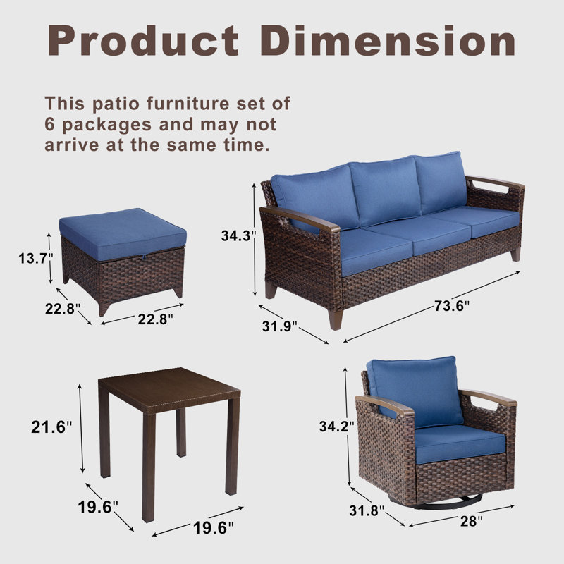 Ensemble de mobilier de patio