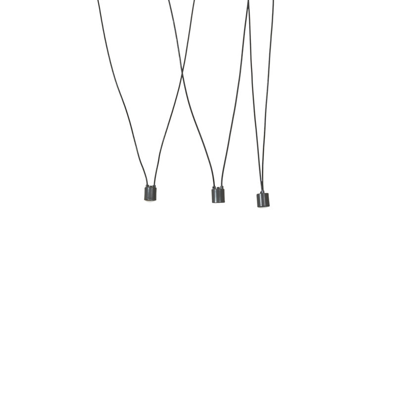 3 - Light Graphite LED Unique/Statement Pendant