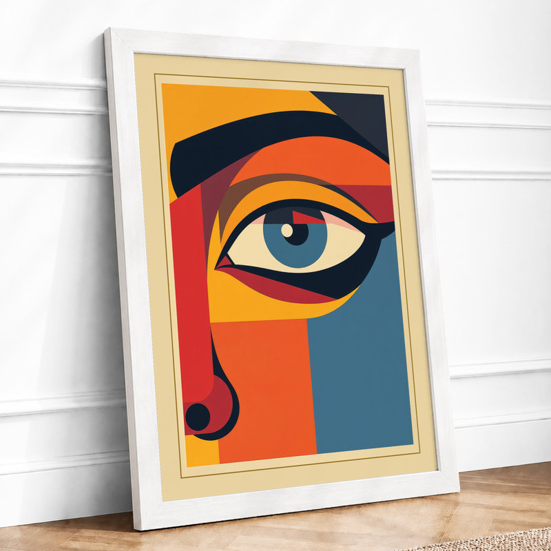 Abstract Eye Study Modern - Print, A3 - 42.0 x 29.7 cm, White