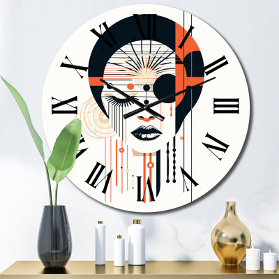 Horloge murale en métal