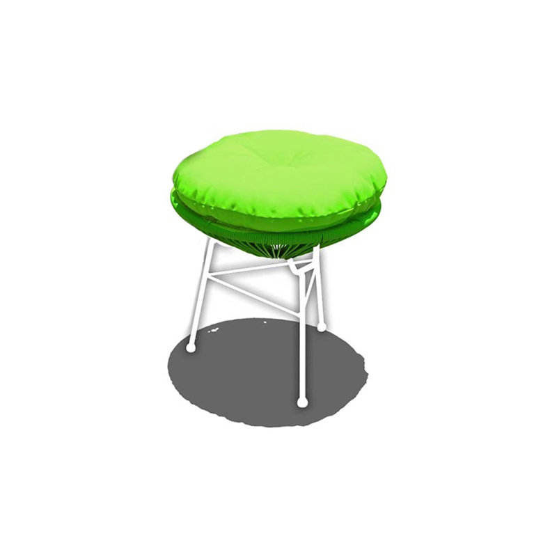 Table d'appoint Ehrlich, Vert lime, Blanc