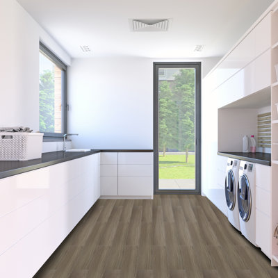 6.2" W x 39.4" L Peel and Stick Wood Look Vinyl Flooring,Self-adhesive Vinyl Flooring