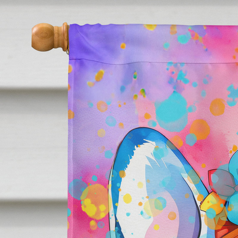 Hippie Dawg House Flag, Pink French Bulldog