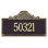 Villa Nova 1-Line Wall Address Plaque