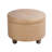 Channell Leatherette Storage Ottoman-913384617